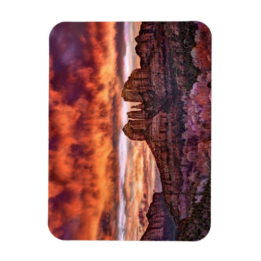 Pink Morning Glory Magnet (Vertikal)