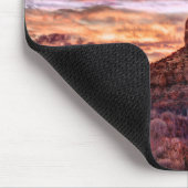 Pink Morning Glory Mousepad (Ecke)