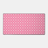 Pink Moroccan Pattern Desk Mat Schreibtischunterlage (Vorderseite)