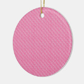 Pink Mosaic Pattern Baby Keramik Ornament (Links)
