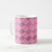 PInk-Mosaikquadrat Kaffeetasse (Vorderseite Links)