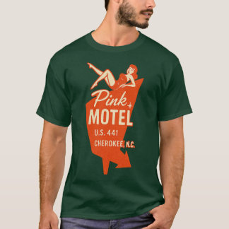 Pink Motel Fairy - Cherokee, NC Retro 50er & 60er T-Shirt