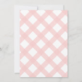 Pink Mother's Day Tea Party Einladung (Rückseite)