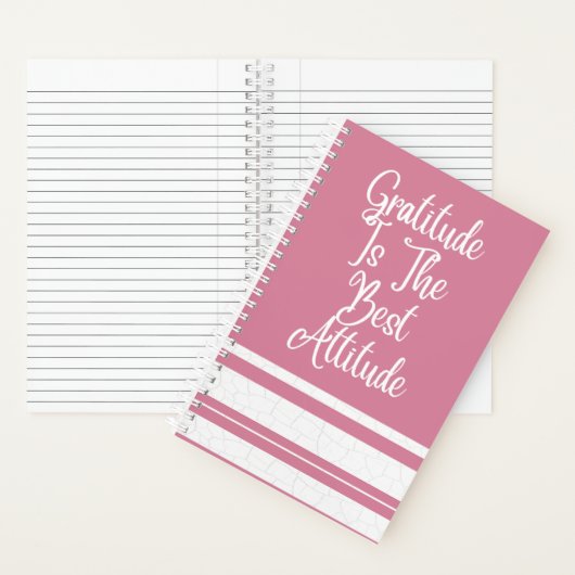 Pink Motivational Spiral Notebook Notizblock (Innen)