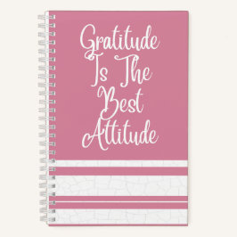 Pink Motivational Spiral Notebook Notizblock