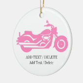 Pink Motorcycle Ornament (Links)