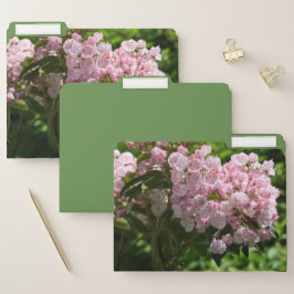 Pink Mountain Laurel Blume Falten Papiermappe