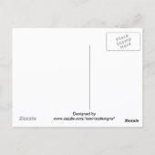 Pink Mountain Laurel Blume Postkarte (Rückseite)