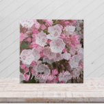 Pink Mountain Laurel Keramik Tile Fliese<br><div class="desc">Keramik Kachel,  die ein Foto von rosa Bergllaurel Blume,  gemeinhin als Spoonwood bekannt. Ein schönes,  blumengeschmücktes Design! Wählen Sie Ihre Kachelgröße aus. Macht eine hübsche Küche trivet!</div>