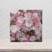 Pink Mountain Laurel Keramik Tile Fliese