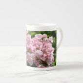 Pink Mountain Laurel Knochen China Tasse (Vorderseite Rechts)