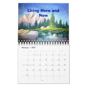 Pink Mountain Painting 2016 Calendar Kleine 2 Seit Kalender (Feb 2027)