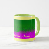 Pink Mountain Valley Cup Tasse (VorderseiteRechts)