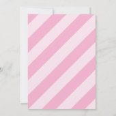 Pink Movie Night Partys Geburtstag Einladung (Rückseite)