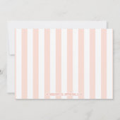 PINK MOVIE THEMED FOTO BIRTHDAY PARTY INVITATION EINLADUNG (Rückseite)