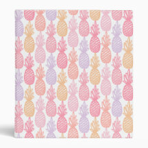 Pink Multicolor tropisches Ananas Muster