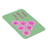 Pink Mums Blume Chrysanthemums Magnete (Rechte Seite)