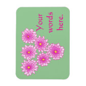 Pink Mums Blume Chrysanthemums Magnete (Vertikal)