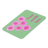 Pink Mums Blume Chrysanthemums Magnete (Linke Seite)