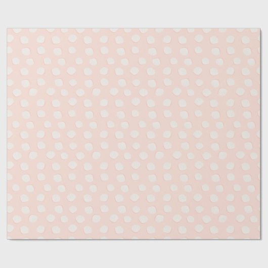 Pink-Muschel-Muster-Papier Geschenkpapier (Flach)