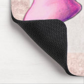 Pink Mushroom Mousepad (Ecke)