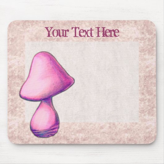 Pink Mushroom Mousepad (Vorne)
