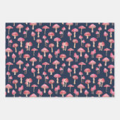 Pink Mushroom-Muster Geschenkpapier Set (Vorderseite 2)