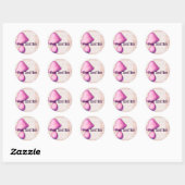 Pink Mushroom Stickers (Blatt)