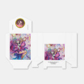 PINK MUSICAL CLOWING GEM STONE MONOGRAM GESCHENKSCHACHTEL (Ungefaltet)