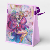 PINK MUSICAL CLOWING LILA GEM STONE MONOGRAM GESCHENKSCHACHTEL (Rückseite)