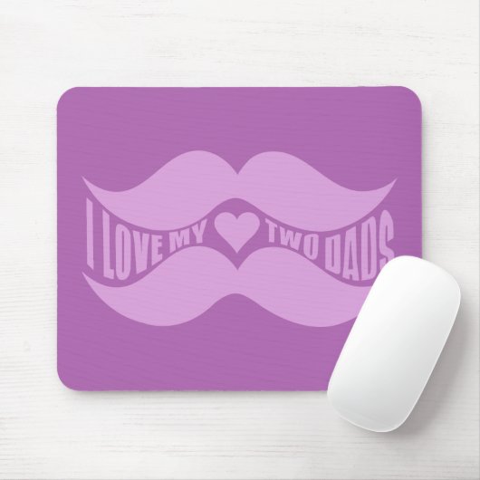 Pink Mustaches Custom Mousepad (Mit Mouse)
