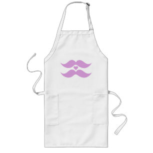 Pink Mustaches Custom Schürze