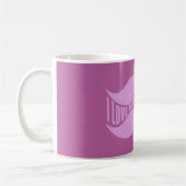 Pink Mustaches Custom Tasse - wählen Sie Stil, Far (Links)