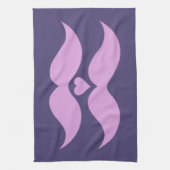 Pink Mustaches Handtuch (Vertikal)