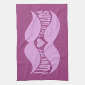 Pink Mustaches Handtuch (Vertikal)