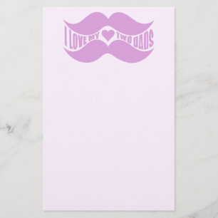 Pink Mustaches, kundenspezifisch stationär Briefpapier