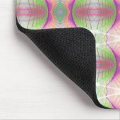 Pink-Muster für Abstraktes Fraktal Mousepad (Ecke)