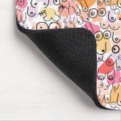 Pink-Muster Mousepad (Ecke)