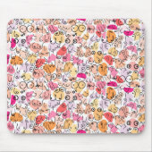 Pink-Muster Mousepad (Vorne)