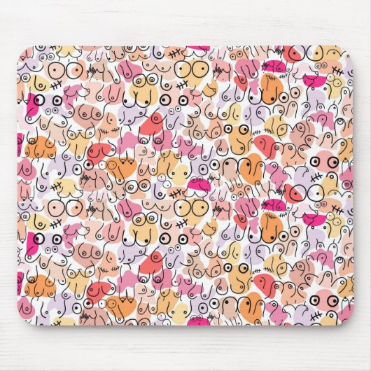 Pink-Muster Mousepad (Vorne)