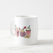 Pink Mütter Tag Geschenk Kaffee Tasse (Vorderseite Links)