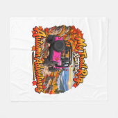 Pink_My Trail Rig Fleecedecke (Vorderseite (Horizontal))