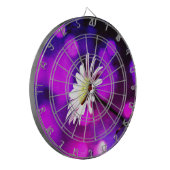Pink N Amethyst Daisy Dartscheibe (Vorderseite Links)
