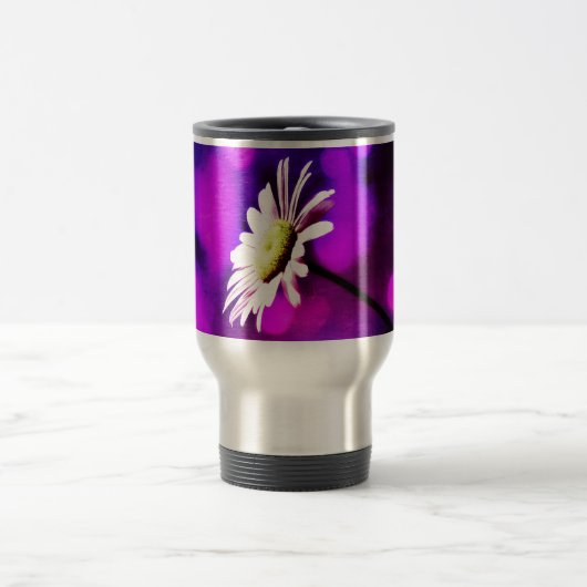 Pink N Amethyst Daisy Reisebecher (Mittel)