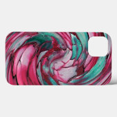 Pink N Aquamariner Abstrakter iPad-Gehäuse Case-Mate iPhone Hülle (Rückseite (Horizontal))