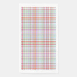 Pink 'n Green Geometric Kariert Serviette