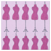 Pink Nähkleidung Mannequin Modedesign Stoff (Nahaufnahme)