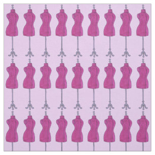 Pink Nähkleidung Mannequin Modedesign Stoff