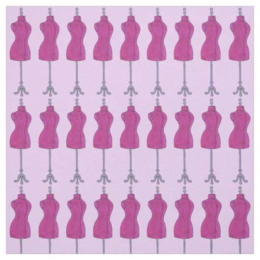 Pink Nähkleidung Mannequin Modedesign Stoff (Muster)