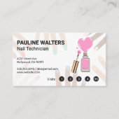 Pink Nail Polnisch | Treuekarten Treuekarte (Vorderseite)